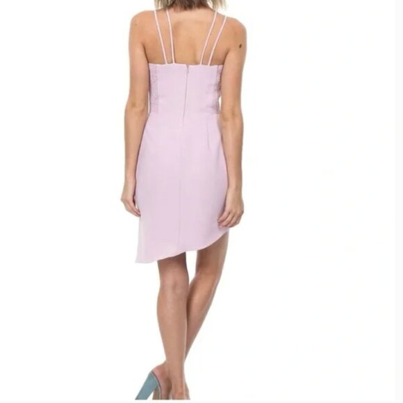 Amanda Uprichard Odean Dress in Rose Quartz Size Small - Picture 8 of 9